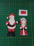 X2 Stansjes kerstman en kerstvrouw, Hobby en Vrije tijd, Ophalen of Verzenden, Nieuw, Kerst, Overige typen