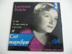 ep LUCIENNE DELYLE -C'EST MAGNIFIQUE - PATHE RECORDS, Gebruikt, Overige genres, 7 inch, Ophalen of Verzenden