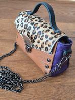 Vera Pelle patchwork schoudertas, Ophalen of Verzenden, Zo goed als nieuw, Overige kleuren, Schoudertasje