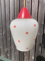 Vintage jaren 60 melkglas plafond lamp, Ophalen of Verzenden