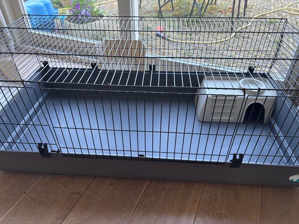 Ferplast grote Konijnenkooi Rabbit 140, Dieren en Toebehoren, Knaagdieren en Konijnen | Hokken en Kooien, Eekhoorn, Hok, Ophalen