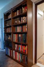 2x eiken boekenkast — gratis —, Huis en Inrichting, Kasten | Boekenkasten, Ophalen, 200 cm of meer, 50 tot 100 cm, Zo goed als nieuw