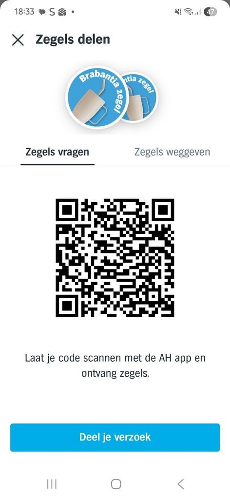 Brabantia zegels Albert Heijn (AH) sparen, Hobby en Vrije tijd, Spaarzegeltjes, Ophalen of Verzenden, Winkel, Super of Benzinepomp