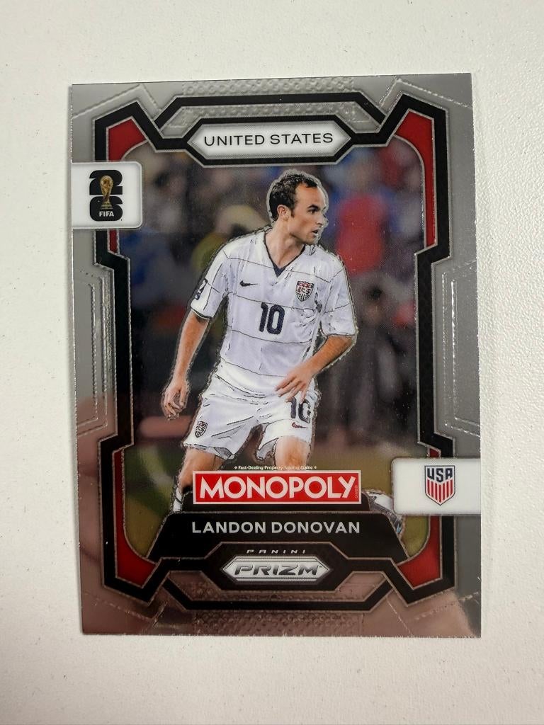 48 Landon Donovan Prizm Monopoly World Cup 2026, Ophalen of Verzenden, Nieuw, Buitenlandse clubs, Poster, Plaatje of Sticker