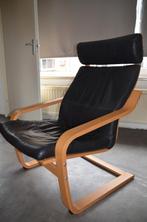 2x IKEA POÄNG fauteuils, Huis en Inrichting, Fauteuils, Ophalen, Gebruikt, 50 tot 75 cm, Leer