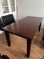 Houten eettafel 180 x 85, Gebruikt, 150 tot 200 cm, Vier personen, Rechthoekig