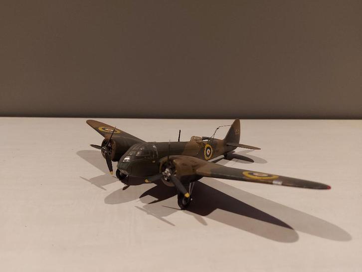 Plastic model van een Bristol Blenheim schaal 1/72 (M62), Verzamelen, Luchtvaart en Vliegtuigspotten, Gebruikt, Schaalmodel, Ophalen