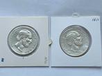 2 prachtige zilveren rijksdaalders W3 uit 1850 en 1851, Ophalen of Verzenden, Koning Willem III, 2½ gulden