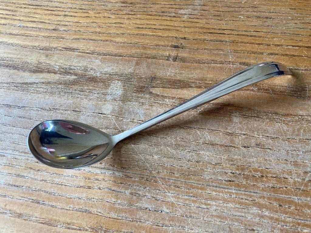 Vintage Gero GN 90 verzilverde jamlepel progressive, Antiek en Kunst, Ophalen of Verzenden