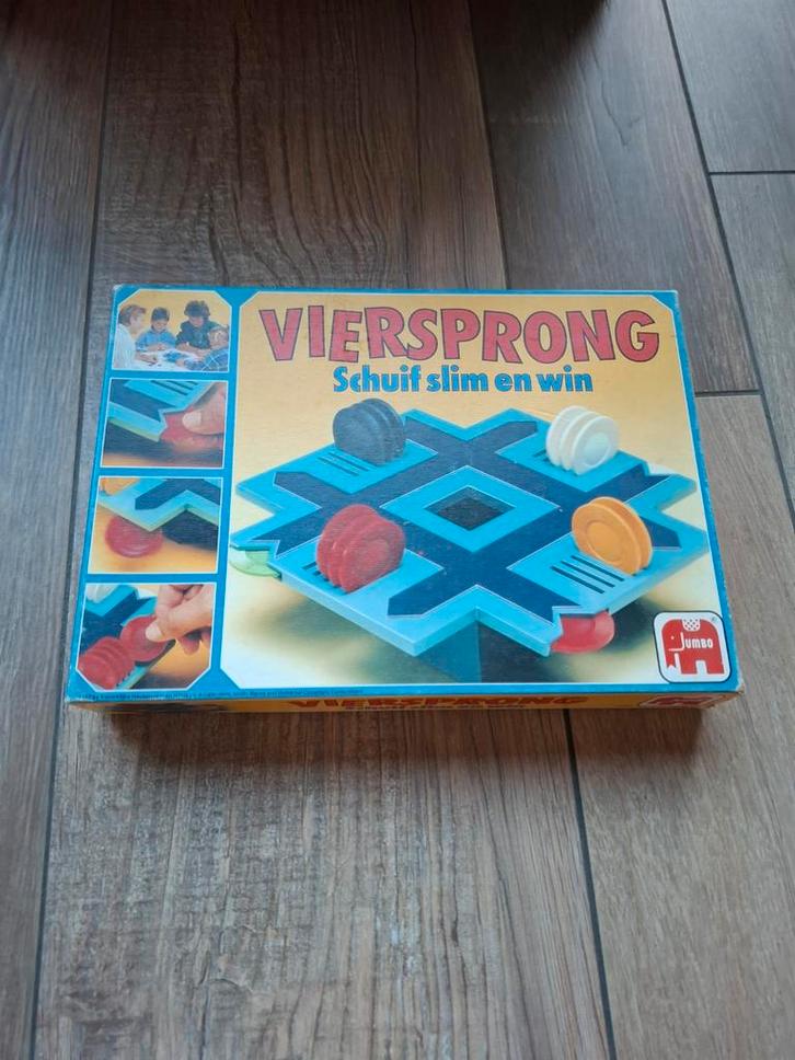 Viersprong - Schrijf Slim en Win - Jumbo, Hobby en Vrije tijd, Gezelschapsspellen | Bordspellen, Gebruikt, Een of twee spelers
