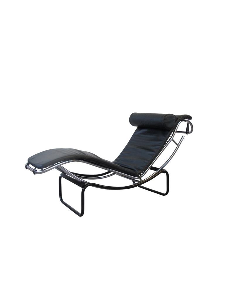 Corbusier Bauhaus Chaise Longue Jaren 70 Stijl LC4 lfauteuil, Ophalen, Eenpersoons, Geen, 150 tot 200 cm