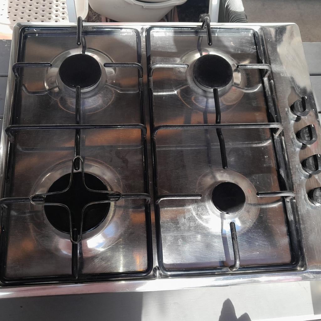 Inbouw kookplaat op gas Siemens., Witgoed en Apparatuur, Fornuizen, Ophalen, Gebruikt, Minder dan 85 cm, 4 kookzones