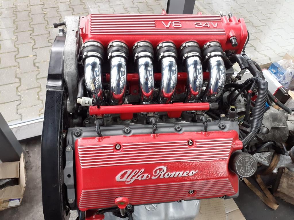 🍀alfa romeo busso 2.5 V6 24V compleet gereviseerde motor ♥️, Auto-onderdelen, Ophalen, Gereviseerd, Alfa Romeo
