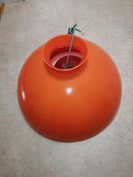 Vintage oranje lampenkap space age, Huis en Inrichting, Ophalen of Verzenden