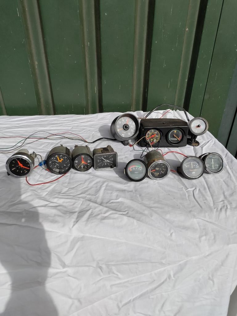 Diverse meters voor oldtimers - Gebruikt, Auto-onderdelen, Ophalen, Gebruikt, Universele onderdelen