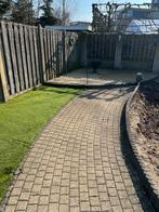Koppelstones 10x10 cm - ca. 25 m2, Tuin en Terras, Gebruikt, Klinkers, Ophalen of Verzenden, 10 m² of meer