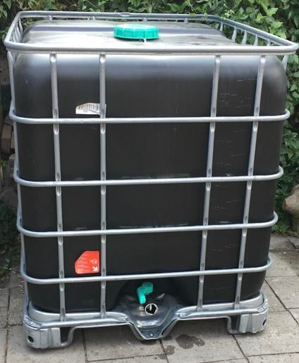 IBC vat 1000 liter – geschikt voor drinkwater of hemelwater, 150 liter of meer, Ophalen, Zo goed als nieuw