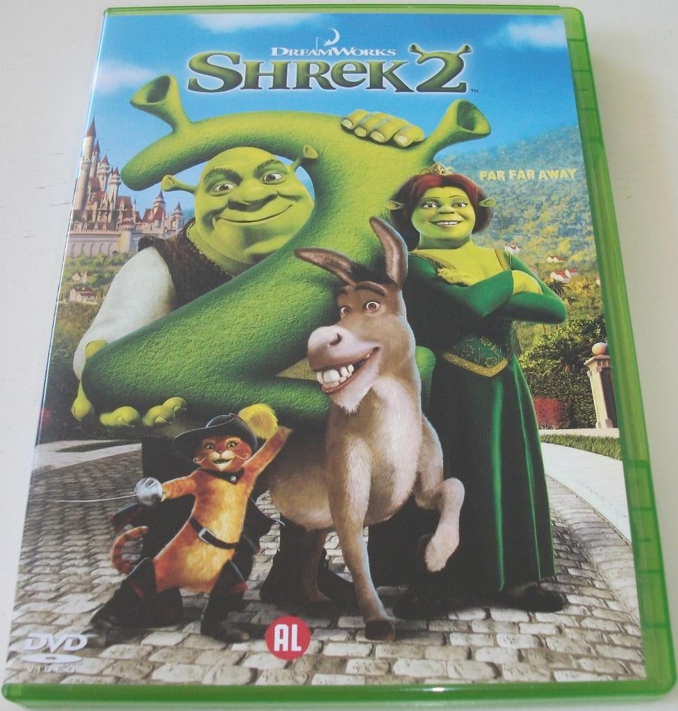 Dvd *** SHREK 2 ***, Avontuur, Alle leeftijden, Ophalen of Verzenden, Zo goed als nieuw
