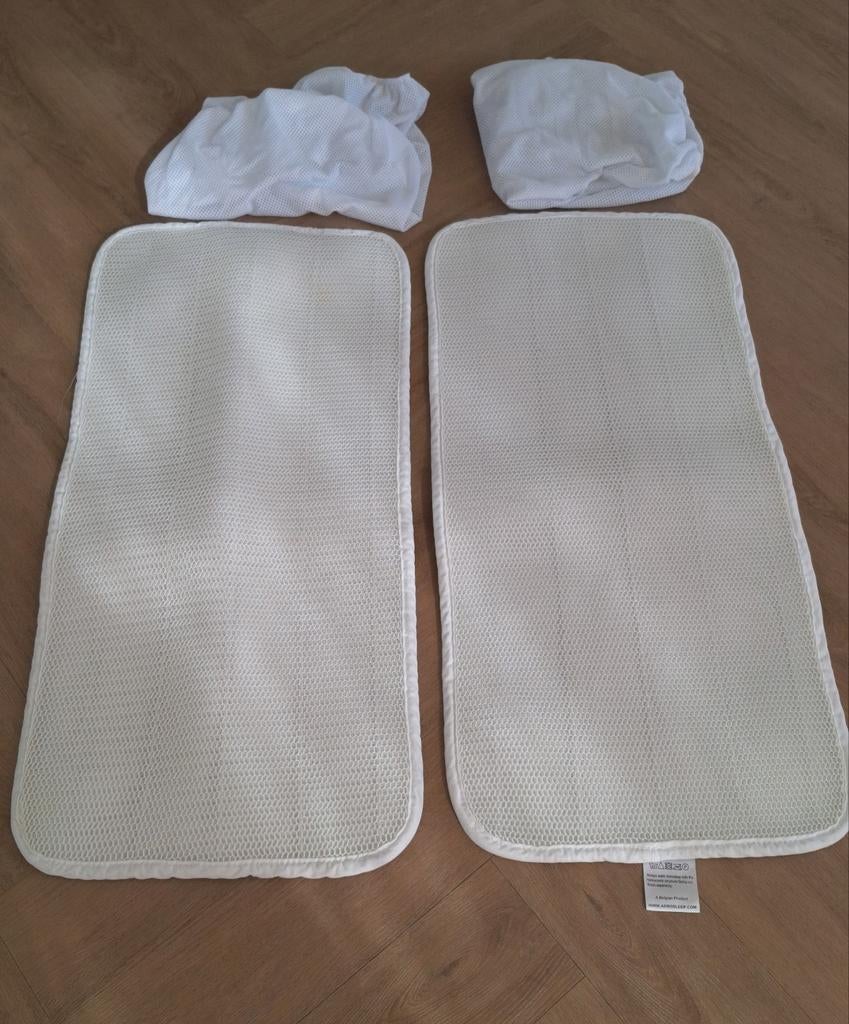 2 matrasbeschermers + hoes van aerosleep voor wiegje, Ophalen of Verzenden, Zo goed als nieuw, Wieg