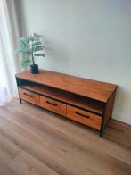 Mooi tv-meubel Romaro van teakhout – Pronto Wonen, Huis en Inrichting, Kasten | Televisiemeubels, Ophalen, 100 tot 150 cm, Teakhout