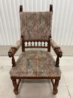 Antieke fauteuil - Kasteel Stoel, Ophalen of Verzenden