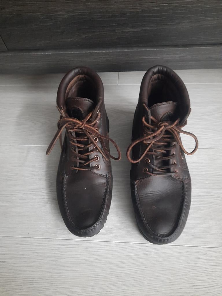 Timberlands boots zwaar lederen uitvoering mt 8.5 ( 42 ), Kleding | Heren, Schoenen, Bruin, Timberland, Boots, Ophalen of Verzenden