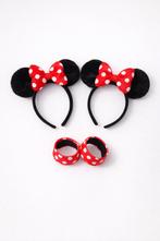 Nieuwe Minnie Mouse oortjes en armbanden Disney Fran, Ophalen of Verzenden, Mickey Mouse, Nieuw