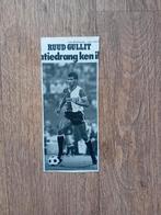 Knipsel - Ruud Gullit - Feyenoord, Verzamelen, Ophalen of Verzenden, Gebruikt, Feyenoord, Poster, Plaatje of Sticker