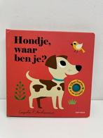 Hondje, waar ben je? - Voelboekje met flapjes, Boeken, Ophalen of Verzenden, Nieuw, Uitklap-, Voel- of Ontdekboek, 6 tot 12 maanden