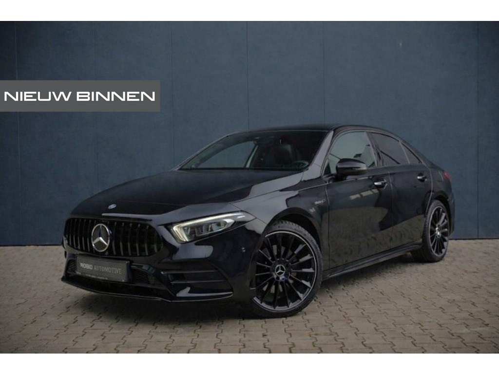 Mercedes-Benz A-Klasse 200 Business Solution AMG | Stoelverw, Auto's, Gebruikt, 4 cilinders, Zwart, Origineel Nederlands