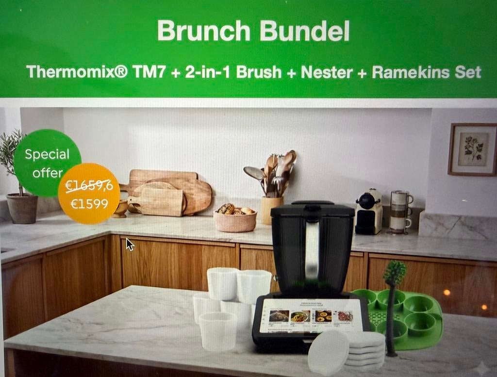 Thermomix tm7, Ophalen of Verzenden, Nieuw, 3 snelheden of meer