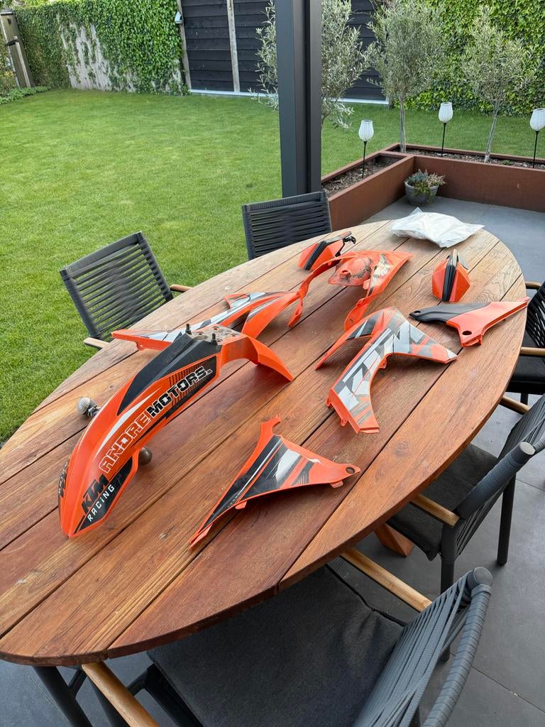 KTM 350 EXC-F Crossmotor Kappen Set, Ophalen of Verzenden, Gebruikt