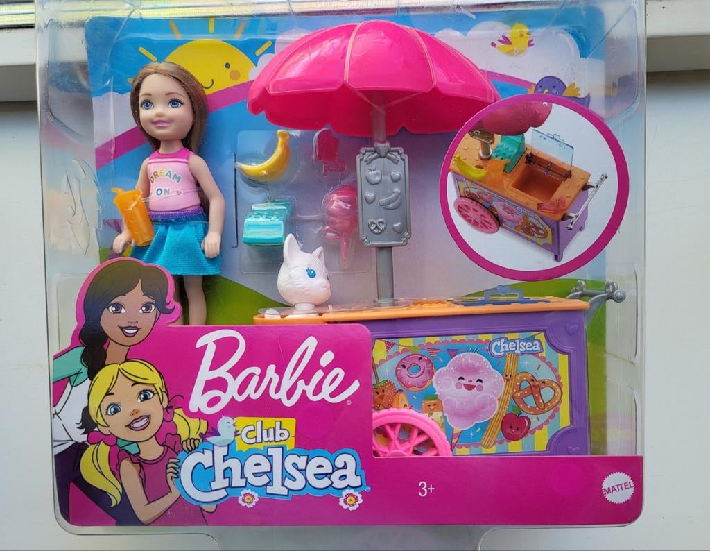 Barbie Chelsea ijs-kar speelset, nieuw in ongeopende doos, Ophalen of Verzenden, Nieuw, Meisje