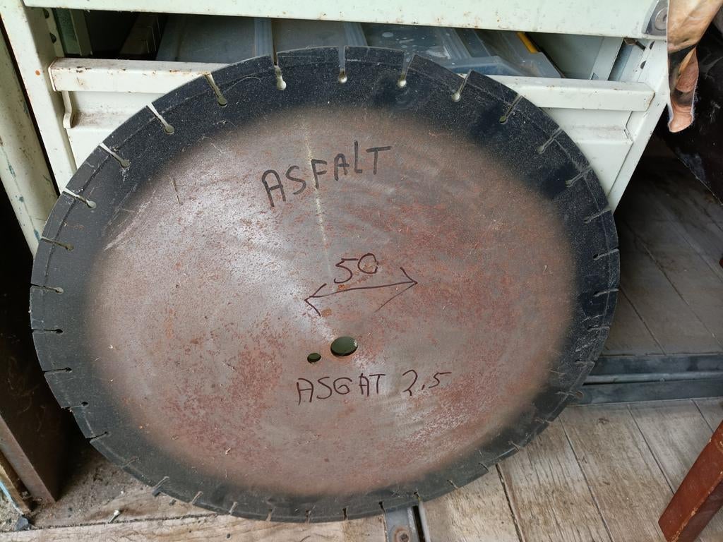 Diamant bladen asfalt beton, Ophalen of Verzenden, 1200 watt of meer, Overige typen, 70 mm of meer