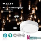 SmartLife Wi-Fi Plafonnière, LED Plafondlamp, warm/ koel wit, Nedis SmartLife, Nieuw, Info@marbeco.nl, Metaal