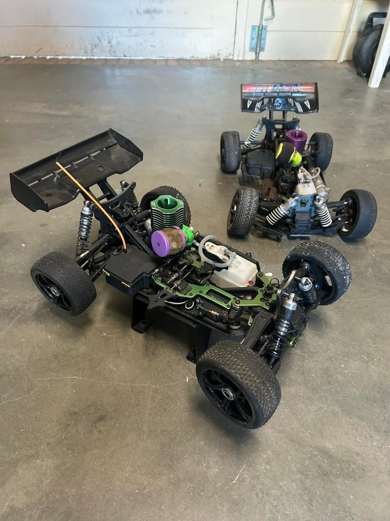 Rc nitro hobby, Ophalen, Zo goed als nieuw, Nitro, Auto onroad