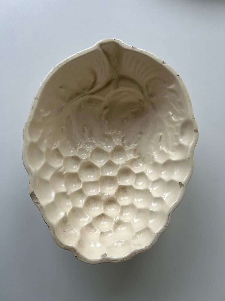 Vintage Puddingvorm Steingut Goldhahn VEB Germany, Beige, Ophalen of Verzenden, Steen/keramiek, Overige merken