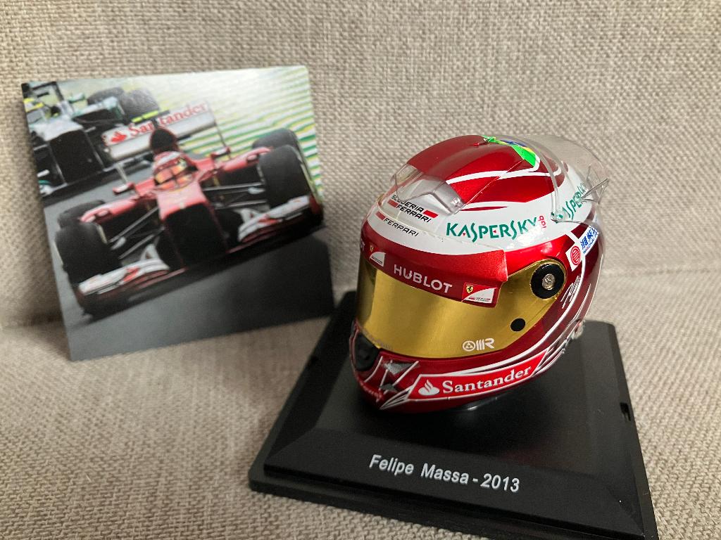 ✅ Felipe Massa 2013 1:5 helm Ferrari F1 Spark Formule 1, Ophalen of Verzenden, Nieuw, Formule 1