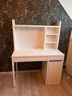 IKEA Micke kinderbureau met opzetstuk, kleur wit, Ophalen, Gebruikt, Bureau