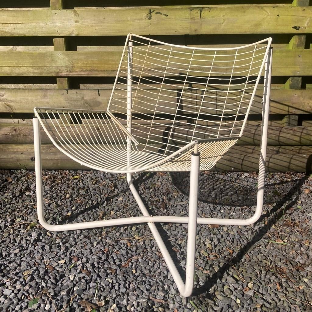 Draadstoel Niels Gammelgaard, Ophalen, Gebruikt, Metaal, Eén