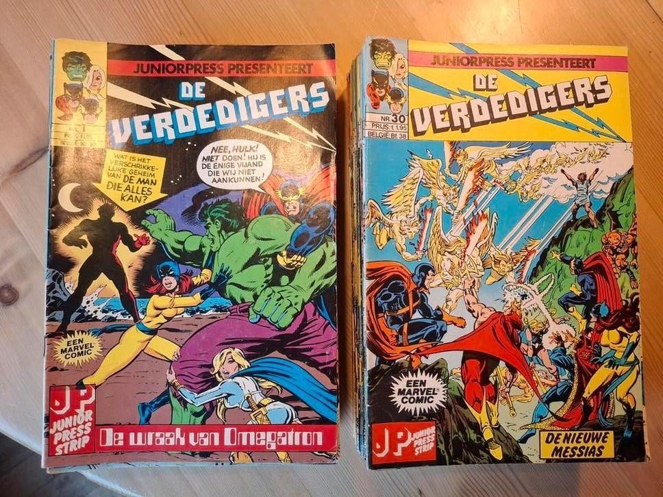 De Verdedigers Juniorpress compleet 56 delig, Boeken, Strips | Comics, Gelezen, Amerika, Complete serie of reeks, Ophalen of Verzenden