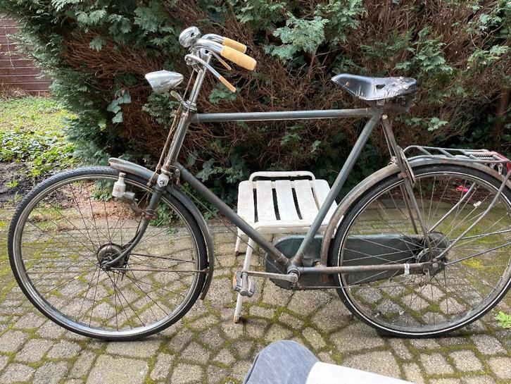 Gazelle Herenfiets 1954 met Originele Lakdoek Kettingkast, Fietsen en Brommers, Fietsen | Heren | Herenfietsen, Gebruikt, Gazelle