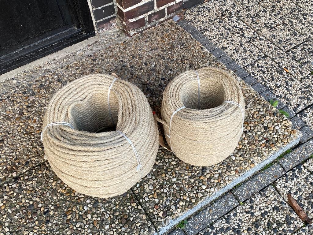 TOUW HENNEP 6mm haspels a 220mtr., Ophalen, Nieuw, Overige typen