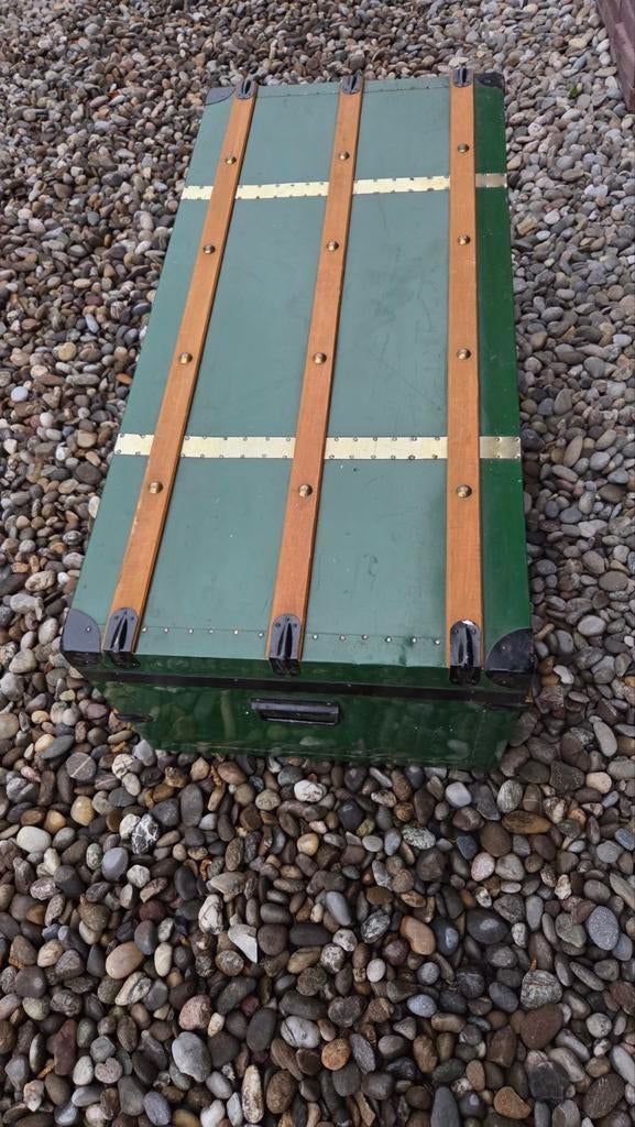 Antieke kist bx100  Hx 37 Lx 47, Huis en Inrichting, Woonaccessoires | Kisten, Ophalen of Verzenden, Minder dan 50 cm, Minder dan 50 cm