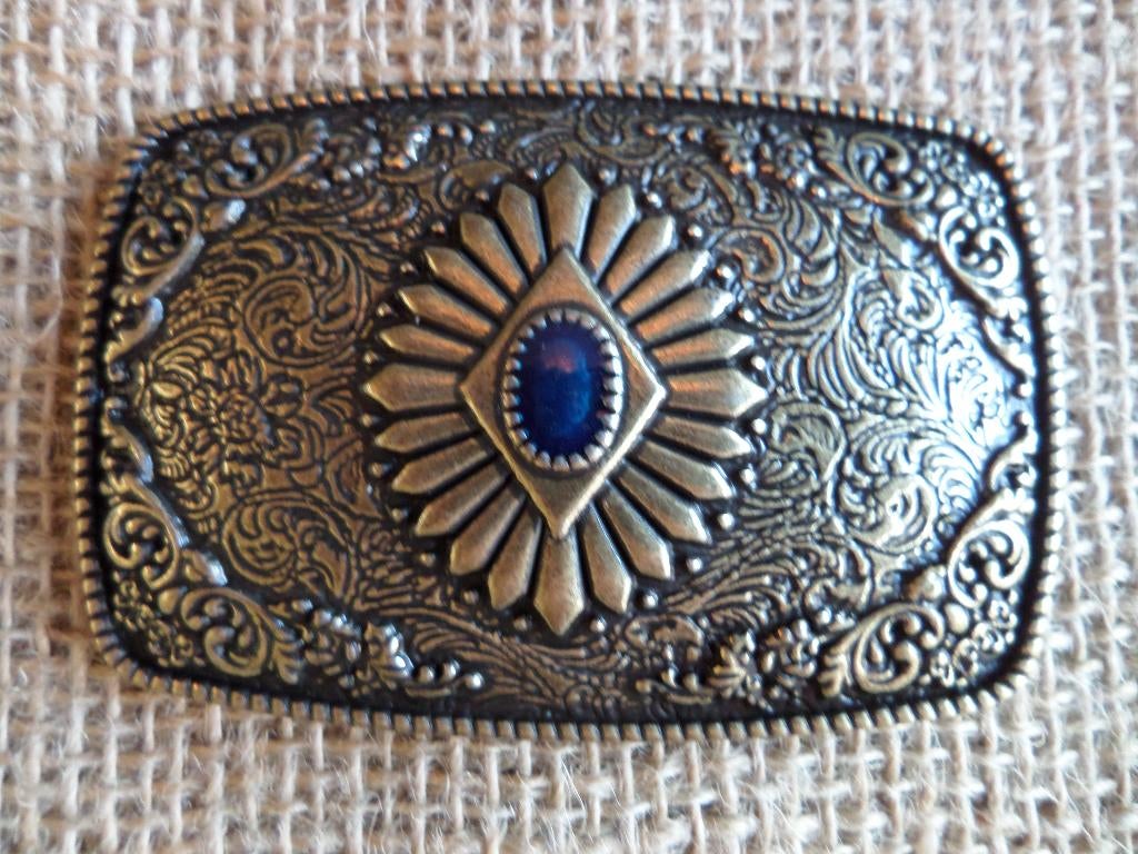 Western stijl gesp en riem., Kleding | Heren, Riemen en Ceinturen, Losse buckle of gesp, Zwart, Nieuw, Ophalen of Verzenden