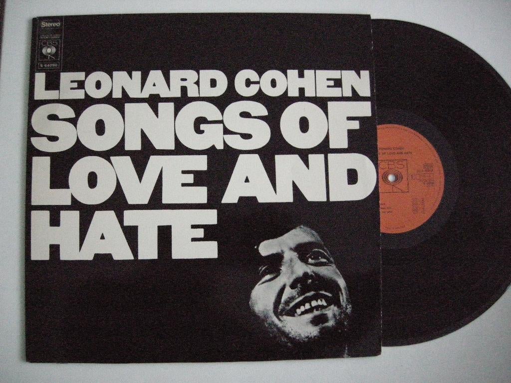 Leonard Cohen Songs Of Love And Hate - LP vinyl zgan, Cd's en Dvd's, Vinyl | Rock, Ophalen, Zo goed als nieuw, 12 inch, Singer-songwriter