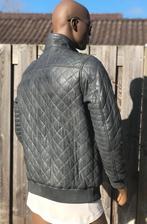 PME LEGEND exclusieve leren tussen jas met leren boorden (M), PME legend, Maat 48/50 (M), ., Ophalen of Verzenden