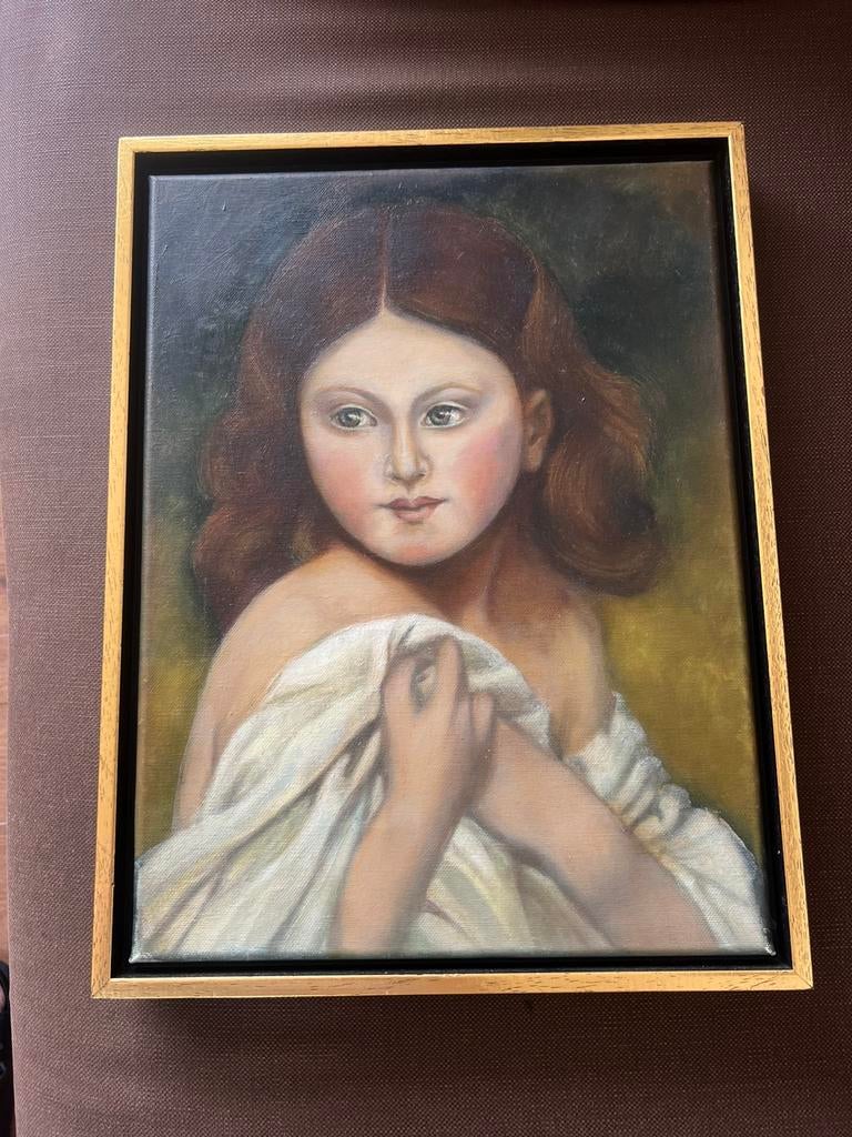 Olieverf schilderij, Antiek en Kunst, Kunst | Schilderijen | Klassiek, Ophalen of Verzenden