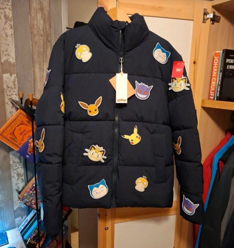 Celio x Pokémon Jas L, Maat 52/54 (L), Celio, Blauw, Nieuw