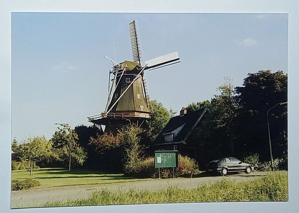 Adorp ( Gr. ) Foto  Molen Aeolus, Verzenden, 1980 tot heden, Foto, Zo goed als nieuw